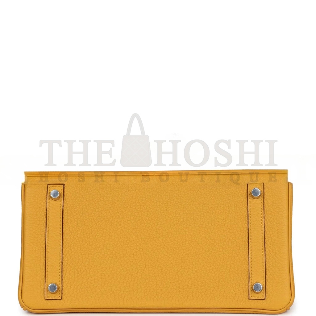 H**me5 BIRKIN 30 JAUNE AMBRE TOGO PALLADIUM HARDWARE 265381 (30*22*16cm) Master Quality